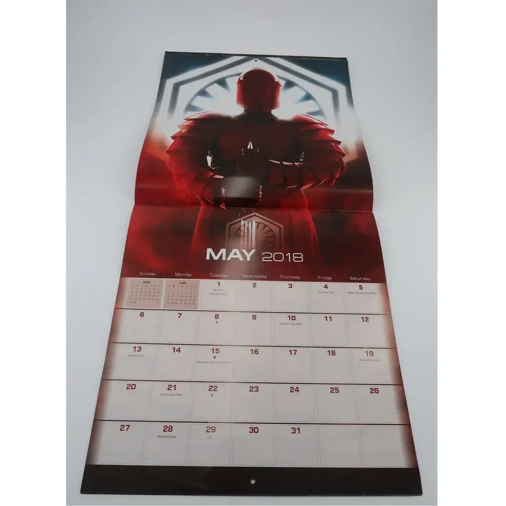 2018 Star Wars Episode VIII The Last Jedi Wall Calendar - Disney